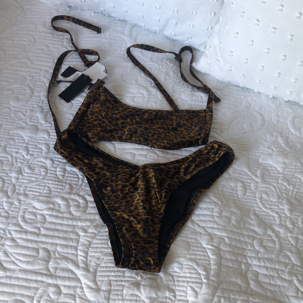 KENDALL + KYLIE HIGH WAIST TWO PIECE BIKINI - Picture 4 of 7